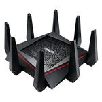 The ASUS RT-AC5300 router with Gigabit WiFi, 4 N/A ETH-ports and
                                                 0 USB-ports