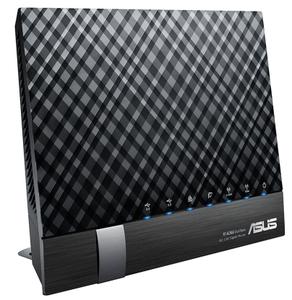 Thumbnail for the ASUS RT-AC65U router with Gigabit WiFi, 4 N/A ETH-ports and
                                         0 USB-ports