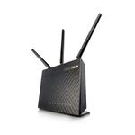 The ASUS RT-AC68U Extreme router with Gigabit WiFi, 4 N/A ETH-ports and
                                                 0 USB-ports