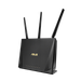The ASUS RT-AC85P router has Gigabit WiFi, 4 N/A ETH-ports and 0 USB-ports. It has a total combined WiFi throughput of 2400 Mpbs.