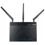 The ASUS RT-AC86U router with Gigabit WiFi, 4 N/A ETH-ports and
                                                 0 USB-ports
