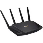 The ASUS RT-AX3000 router with Gigabit WiFi, 4 N/A ETH-ports and
                                                 0 USB-ports