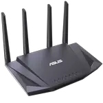 The ASUS RT-AX58U router with Gigabit WiFi, 4 N/A ETH-ports and
                                                 0 USB-ports