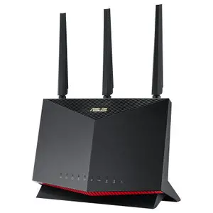 Thumbnail for the ASUS RT-AX86U router with Gigabit WiFi, 4 N/A ETH-ports and
                                         0 USB-ports