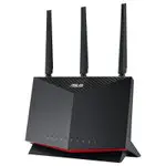 The ASUS RT-AX86U router with Gigabit WiFi, 4 N/A ETH-ports and
                                                 0 USB-ports