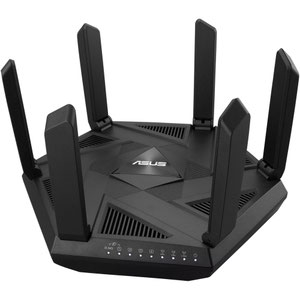 Thumbnail for the ASUS RT-AXE7800 router with Gigabit WiFi, 4 N/A ETH-ports and
                                         0 USB-ports