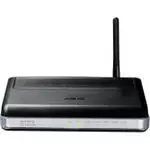 The ASUS RT-N10+ rev B1 router with 300mbps WiFi, 4 100mbps ETH-ports and
                                                 0 USB-ports