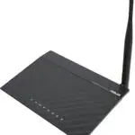 The ASUS RT-N10P router with 300mbps WiFi, 4 100mbps ETH-ports and
                                                 0 USB-ports