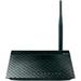 The ASUS RT-N10U router has 300mbps WiFi, 4 100mbps ETH-ports and 0 USB-ports. <br>It is also known as the <i>ASUS Wireless-N150 Router.</i>It also supports custom firmwares like: dd-wrt, OpenWrt