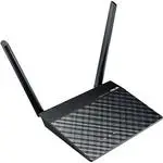 The ASUS RT-N300 router with 300mbps WiFi, 4 100mbps ETH-ports and
                                                 0 USB-ports