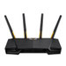 The ASUS TUF-AX3000 router has Gigabit WiFi, 4 N/A ETH-ports and 0 USB-ports. <br>It is also known as the <i>ASUS TUF GAMING AX3000 Wi-Fi 6 Router.</i>
