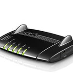 The AVM FRITZ!Box 7320 router with 300mbps WiFi, 2 N/A ETH-ports and
                                                 0 USB-ports