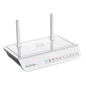 Thumbnail for the AirTies Air 4452 router with 300mbps WiFi, 4 100mbps ETH-ports and
                                         0 USB-ports