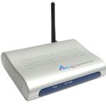 The Airlink101 AP431W router with 54mbps WiFi, 1 100mbps ETH-ports and
                                                 0 USB-ports