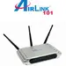 The Airlink101 AR525W router has 54mbps WiFi, 4 100mbps ETH-ports and 0 USB-ports. 