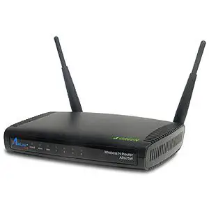 Thumbnail for the Airlink101 AR675W router with 300mbps WiFi, 4 100mbps ETH-ports and
                                         0 USB-ports