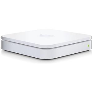 Thumbnail for the Apple AirPort Extreme Base Station A1408 (MD031LL/A) router with 300mbps WiFi, 3 N/A ETH-ports and
                                         0 USB-ports