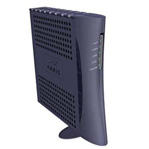 Thumbnail for the Arris CM550A router with No WiFi, 1 100mbps ETH-ports and
                                         0 USB-ports