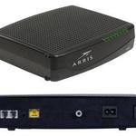 The Arris TM1602A router with No WiFi, 1 N/A ETH-ports and
                                                 0 USB-ports
