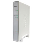 The Aztech GR7000 router with 300mbps WiFi, 4 N/A ETH-ports and
                                                 0 USB-ports