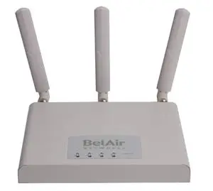 Thumbnail for the BelAir Networks BelAir20 router with 300mbps WiFi, 1 N/A ETH-ports and
                                         0 USB-ports