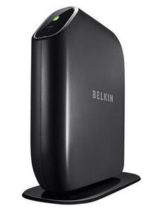 Thumbnail for the Belkin F7D8302 router with 300mbps WiFi, 4 100mbps ETH-ports and
                                         0 USB-ports