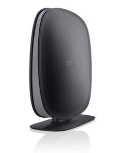 Thumbnail for the Belkin F9K1002 v1 router with 300mbps WiFi, 4 100mbps ETH-ports and
                                         0 USB-ports