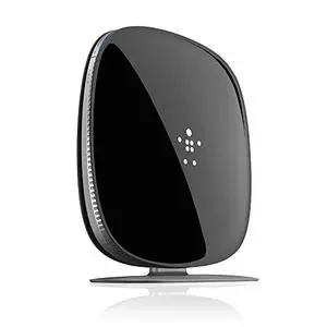Thumbnail for the Belkin F9K1115 v2 router with Gigabit WiFi, 4 N/A ETH-ports and
                                         0 USB-ports