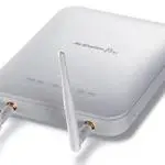 The Buffalo WAPS-APG600H router with 300mbps WiFi, 2 Gigabit ETH-ports and
                                                 0 USB-ports