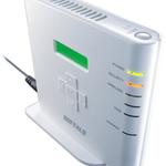 The Buffalo WCA-G router with 54mbps WiFi, 1 100mbps ETH-ports and
                                                 0 USB-ports