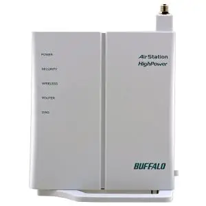 Thumbnail for the Buffalo WCR-HP-GN router with 300mbps WiFi, 4 100mbps ETH-ports and
                                         0 USB-ports