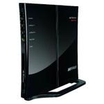 The Buffalo WHR-G300N v1 router with 300mbps WiFi, 4 100mbps ETH-ports and
                                                 0 USB-ports