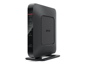 Thumbnail for the Buffalo WSR-1166DHP router with Gigabit WiFi, 4 N/A ETH-ports and
                                         0 USB-ports