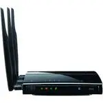 The Buffalo WZR-450HP2D router with 300mbps WiFi, 4 N/A ETH-ports and
                                                 0 USB-ports