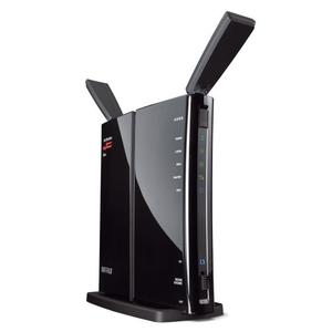 Thumbnail for the Buffalo WZR-HP-AG300H router with 300mbps WiFi, 4 N/A ETH-ports and
                                         0 USB-ports