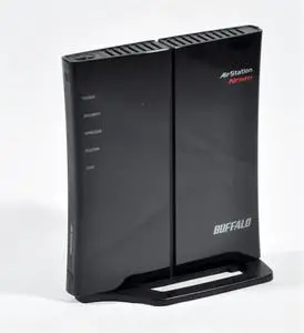 Thumbnail for the Buffalo WZR-HP-G450H router with 300mbps WiFi, 4 N/A ETH-ports and
                                         0 USB-ports