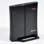 The Buffalo WZR-HP-G450H router with 300mbps WiFi, 4 N/A ETH-ports and
                                                 0 USB-ports