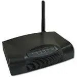 The CC&C WA2204A router with 54mbps WiFi, 4 100mbps ETH-ports and
                                                 0 USB-ports