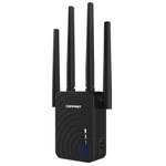 The COMFAST WR754AC router with Gigabit WiFi, 1 100mbps ETH-ports and
                                                 0 USB-ports