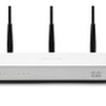 The Cisco Meraki MX60W router with 300mbps WiFi, 4 N/A ETH-ports and
                                                 0 USB-ports