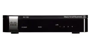 Thumbnail for the Cisco RV180W router with 300mbps WiFi, 4 Gigabit ETH-ports and
                                         0 USB-ports