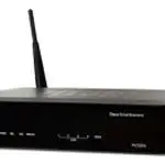 The Cisco RV220W router with 300mbps WiFi, 4 Gigabit ETH-ports and
                                                 0 USB-ports