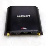 The CradlePoint IBR600E router with 300mbps WiFi, 1 100mbps ETH-ports and
                                                 0 USB-ports