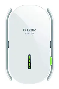 Thumbnail for the D-Link DAP-1820 rev A1 router with Gigabit WiFi, 1 N/A ETH-ports and
                                         0 USB-ports