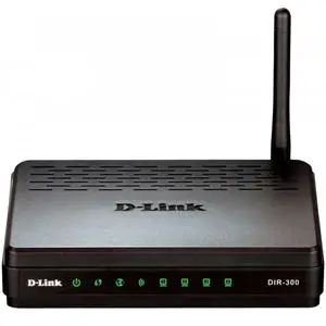 Thumbnail for the D-Link DIR-300 rev C1 router with 300mbps WiFi, 4 100mbps ETH-ports and
                                         0 USB-ports
