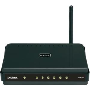 Thumbnail for the D-Link DIR-300 rev D1 router with 300mbps WiFi, 4 100mbps ETH-ports and
                                         0 USB-ports