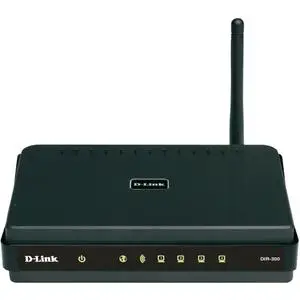 Thumbnail for the D-Link DIR-300/NRU rev B7 router with 300mbps WiFi, 4 100mbps ETH-ports and
                                         0 USB-ports