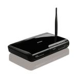 The D-Link DIR-455U router with 54mbps WiFi, 4 100mbps ETH-ports and
                                                 0 USB-ports