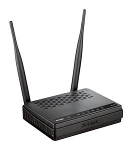 Thumbnail for the D-Link DIR-615 rev T3 router with 300mbps WiFi, 4 100mbps ETH-ports and
                                         0 USB-ports