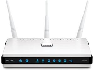 Thumbnail for the D-Link DIR-665 rev A1 router with 300mbps WiFi, 4 Gigabit ETH-ports and
                                         0 USB-ports